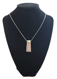 20' Sterling Silver Chain With Pendant