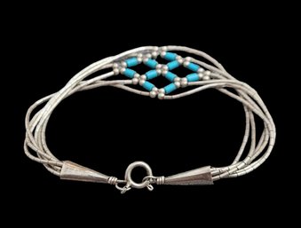 Native American Sterling Silver Bracelet