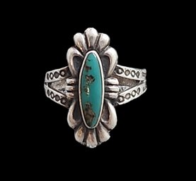 Vintage Native American Sterling Silver Ring