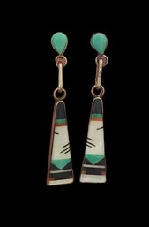 MR NOCHE Sterling Silver And Colored Earrings