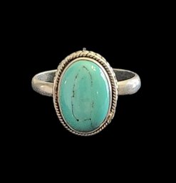 Vintage Native American Style Sterling Silver Ring