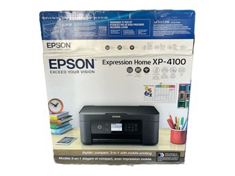 Epson Expression Home XP 4100 Printer New In Box