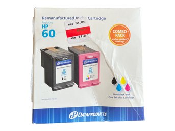 HP 60 Remanufactured 2 Pack Ink Cartridges