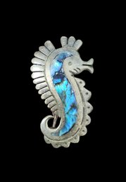 Vintage Mexican Sterling Silver Seahorse