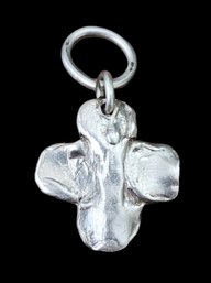 Vintage 93' LaLonde Sterling Silver Abstract Cross Pendant
