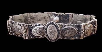 Vintage Russian/Turkish Sterling Silver Bracelet
