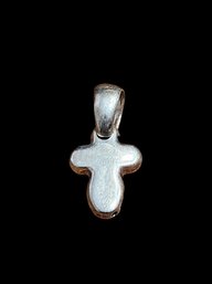 Vintage Sterling Silver Cross Pendant