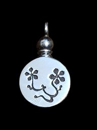 Vintage Sterling Silver Artesian Handmade Pendant From Israel