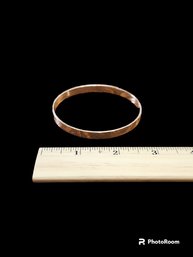 Copper Color Bangle Bracelet