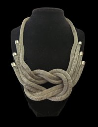 Large Metal Style Rope Necklace