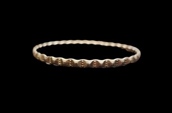 Gold Tone Bangle Bracelet