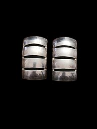 Vintage Mexican Sterling Silver Earrings