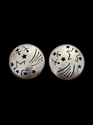 Vintage Sterling Silver Earrings From Mexico