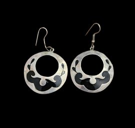 Vintage Alpaca Silver Earrings