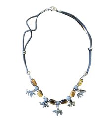 Necklace With Safari Animal Charms