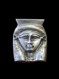 Vintage Sterling Silver Egyptian King Tut Pendant