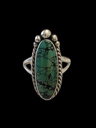 Vintage Sterling Silver Southwestern Style Ring Size 7