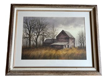 Original Watercolor Titled November Afternoon Signed By Bill Ely