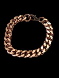 Heavy Vintage Copper Color Bracelet