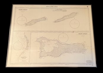 Map Of The Grand & Lesser Cayman Islands