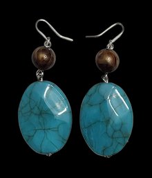 Southwestern Style Turquoise Color Earrings