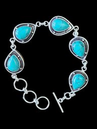 Southwestern Style Turquoise Color Bracelet