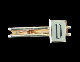 Vintage 'D' Tie Clip