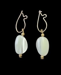 Vintage Mother Of Pearl Earrings