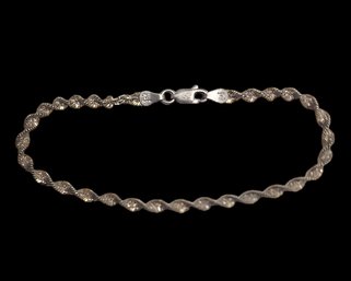 Vintage Sterling Silver Bracelet From Italy