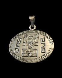 Incredible Vintage Sterling Silver Pendant From Taxco Mexico