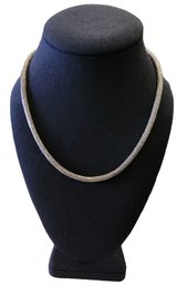 Incredible Thick Vintage Sterling Silver Necklace