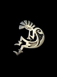 Vintage Sterling Silver Kokopelli Pin/Brooch