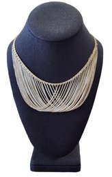 Gorgeous Multi Chain Bib Necklace