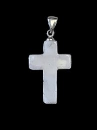 Vintage Clear Quartz Color Cross