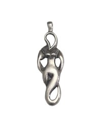 Vintage Female Abstract Pendant