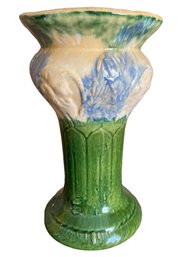 Vintage Art Deco Glazed Vase. 13' Tall