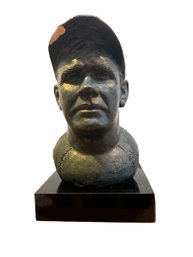 Sculpture Of Head Of Babe Ruth - Composite Material Signed By Rudolph Rubino 321/5000