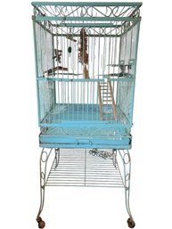 Vintage Metal Bird Cage.