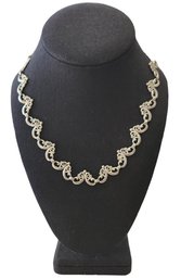 Gorgeous Vintage Designer W.E. Richards Sterling Silver Necklace