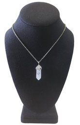 Vintage Crystal Pendant Necklace