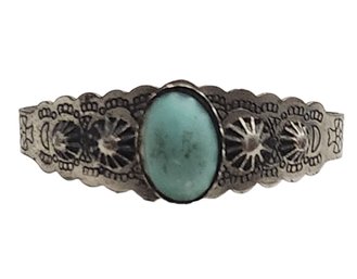 Vintage Native American Style Turquoise Color Bracelet