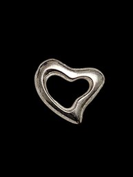 Vintage Sterling Silver Heart Pendant