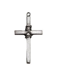 Vintage Sterling Silver Cross Pendant