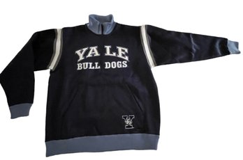 Vintage -new With Tags-yale Bulldogs Jacket -made By Jansport Size LARGE- Knit Bottom, Cuffs, Collar