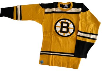 RARE!!! VINTAGE!!! Gerry Cosby BOSTON BRUINS Sweater Sz.40  Dry Cleaning Ticket Attached (read Description)