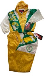 NWT VTG BOSTON CELTICS Full Graphic Track/warm Up Suit By ProPlayer Sz M (READ DESCRIPTION)