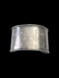 Vintage Sterling Silver Native American Cuff Bracelet