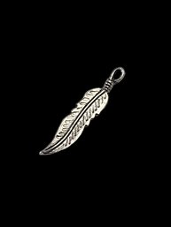 Vintage Feather Pendant