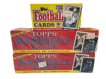 3 Total Boxes Sealed Topps Baseball Cards 1988- 792 In 2 Boxes (Bo Jackson Rookie Card), 396 In The Other