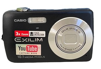 Casio EXILIM EX-Z33 10.1 MP Compact Camera Black W/Battery, Case, Manual